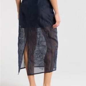 Cinq à Sept Navy Midi Dress